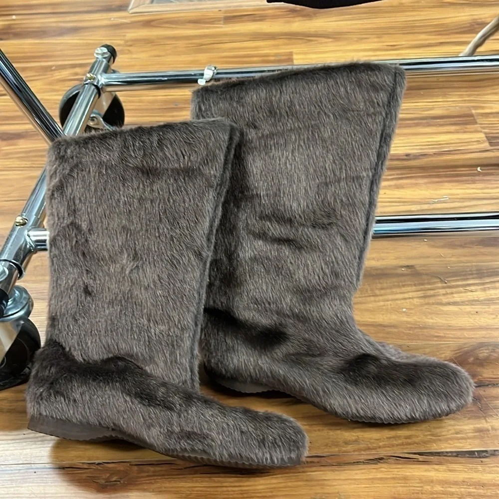 VINTAGE BF Goodrich Fur Boots Fleece Lining NWOT